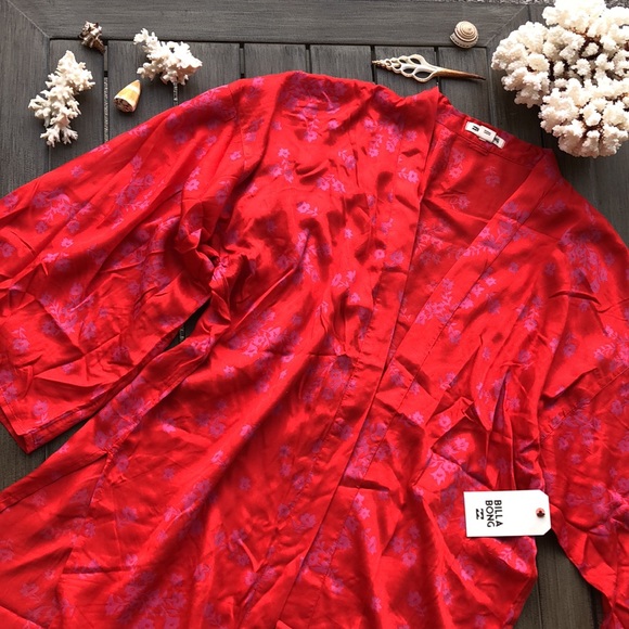 🌴🔆BILLABONG- KOLA KIMONO COVER UP🔆🌴 - Picture 9 of 12